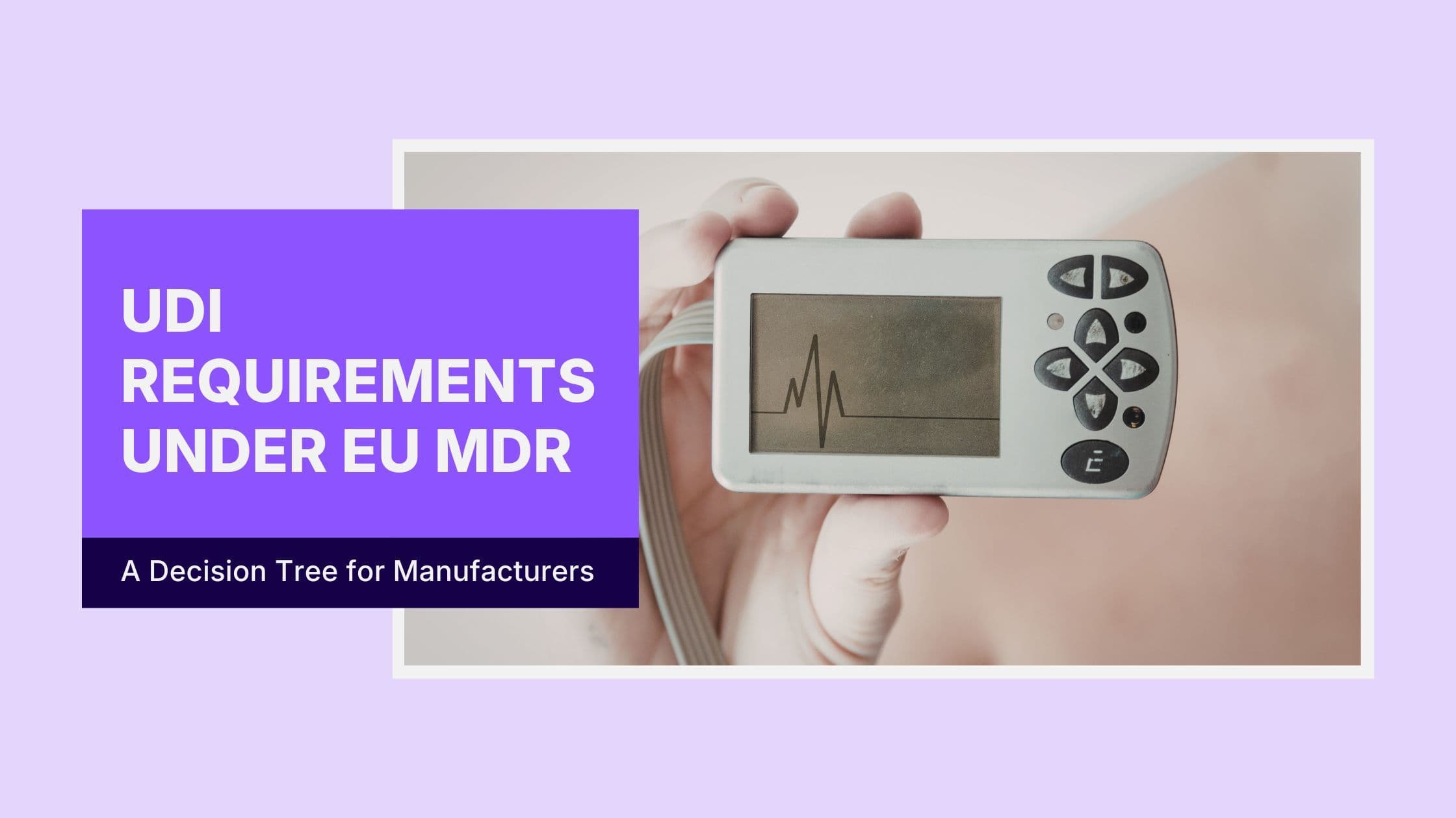 UDI Requirements Under EU MDR 2017/745: A Complete Decision Tree for Medical Device Manufacturers